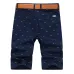 Woodvoice Brand Men Shorts Summer Fashion Solid Color Casual Male Shorts Bermuda Masculina Knee Length Plus Size 28-40 Straight