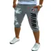 Zogaa Summer Men Knee Length Shorts Color Patchwork Joggers Short Sweatpants Trousers Men Bermuda Shorts Roupa Masculina