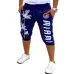 Zogaa Summer Men Knee Length Shorts Color Patchwork Joggers Short Sweatpants Trousers Men Bermuda Shorts Roupa Masculina