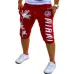 Zogaa Summer Men Knee Length Shorts Color Patchwork Joggers Short Sweatpants Trousers Men Bermuda Shorts Roupa Masculina