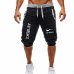 brand new Mens gym  shorts Run jogging sports Fitness bodybuilding Sweatpants male workout training Brand Knee Length short pant