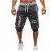 brand new Mens gym  shorts Run jogging sports Fitness bodybuilding Sweatpants male workout training Brand Knee Length short pant