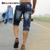 men cargo shorts bermuda homme male fashion shorts Washed denim short men jeans shorts homme