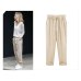 2018 Wide Leg Pants Harem Pant Female Trousers Casual Spring Summer Loose Cotton Linen Overalls Pants Plus Size  Candy Color