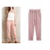 2018 Wide Leg Pants Harem Pant Female Trousers Casual Spring Summer Loose Cotton Linen Overalls Pants Plus Size  Candy Color