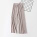 2018 new PANT WOMEN GIRL solid color pleated wide leg female summer high waist chiffon long students Korean fashion casual pants