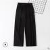 2018 new wide leg pants Korean version of the wild nine pants loose wide leg pants female summer sense high waist pants