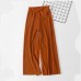 2018 new wide leg pants Korean version of the wild nine pants loose wide leg pants female summer sense high waist pants