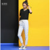 2019 Chic Leisure Cotton Linen Long Pants Women Elastic Waist Pockets Loose Pants Plus Size 2XL Casual Trousers Leisure Pants