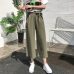 2019 Women Casual Loose Wide Leg Pant Womens Elegant Fashion Preppy Style Trousers Female Pure Color Females New Palazzo Pants