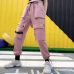 Autumn Streetwear women's pants embroidery Casual Cargo Pants Women Joggers Solid Big Pocket Pants High Waist Loose Female Pants