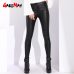 Autumn Women's Leather Pants Women Female Winter High Waisted Pants Leather Trousers Women PU Skinny Stretch Pencil Pantalons