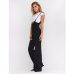 BOOFEENAA Black High Waist Wide Leg Pants Casual Lace Up Overalls Women Pant 2019 Summer Fashion Flare Trousers C34-AA27