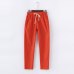 Candy Colors Summer Pants Women Lace Up Pantalon Femme Cotton Linen Sweatpants Casual Harem Pants Women Ladies Trousers C5212