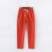 Candy Colors Summer Pants Women Lace Up Pantalon Femme Cotton Linen Sweatpants Casual Harem Pants Women Ladies Trousers C5212