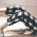 Fashion Black White Plaid Harem Pants Women Autumn Casual Pants Clothes Loose Drawstring Pants Clothing