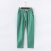 Garemay Cotton Linen Pants for Women Trousers Loose Casual Solid Color Women Harem Pants Plus Size Capri Women's Summer