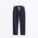 Garemay Cotton Linen Pants for Women Trousers Loose Casual Solid Color Women Harem Pants Plus Size Capri Women's Summer