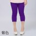 Good Quality Extra Large Size Women Capris Pants Super Stretch Summer Candy Color Plus Size Female Elastic Pants Calf length 6XL