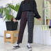 Neploe Vintage Paid Patchwork Pants Harajuku Woman Man Trousers Elastics High Waist Pants Korean Causal Straight Pants 37403