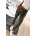 New 2019 fashion winter women suede pants style ladies Leather bottoms female trouser Casual pencil pants high waist trousers