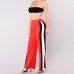 New Arrival Women Cut off Split Side Long Pants Fashion Buttons Wide Leg Jogger Pants Fashion Casual Trousers