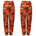 New Women Camo Cargo High Waist Hip Hop Trousers Pants Military Army Combat Camouflage Long Pants Hot Capris