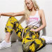 New Women Camo Cargo High Waist Hip Hop Trousers Pants Military Army Combat Camouflage Long Pants Hot Capris