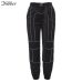 Nibber spring Reflective cargo pants women Casual harem pants 2019 hot black Sweatpants ladies wild Belt decoration Active Wear