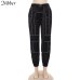 Nibber spring Reflective cargo pants women Casual harem pants 2019 hot black Sweatpants ladies wild Belt decoration Active Wear