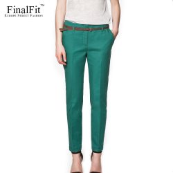 Pencil Casual Pants Women Autumn Spring Summer pantalon femme Cuffed Office Lady Suit Pants Women Trousers