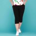 Plus Size Female Elastic Pants capris 6XL 5XL Good Quality High Waist Women Crops Super Stretch Summer Calf-length Pencil Pants