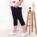 Plus Size Female Elastic Pants capris 6XL 5XL Good Quality High Waist Women Crops Super Stretch Summer Calf-length Pencil Pants