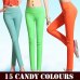 S-6XL15 Colors New Winter Plus Size Women's Pants Fashion Candy Color Skinny high waist elastic Trousers Fit Lady Pencil Pants