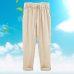 Summer Harem Pants Womens High Waist Loose Straight Nine Pants Womens Casual Trousers Large Size 6XL OL Pants Womens Slacks