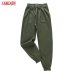 Tangada fashion woman pants women cargo high waist pants loose  trousers joggers female sweatpants streetwear 5A02