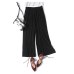 WHZHM 2019 Summer Pants Women High Waist Loose Wide Leg Pants Summer/Spring Casual Trousers Ladies Pink Thin Long Pants Female