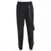 Waataak Elatic High Waist Harem Pants Women Cloth Chain Buckle Pantalon Khaki Pocket Long Casual korean pants Pencil Autumn 2018