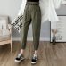 Women pants 2019 spring summer fashion female solid high waist loose harem pant pencil trousers casual cargo pants streetwear