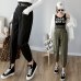 Women pants 2019 spring summer fashion female solid high waist loose harem pant pencil trousers casual cargo pants streetwear