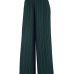 luckymily 2019 New Spring and Autumn Solid Color Womens Pleated Wide Leg Palazzo Pants with Elastic Band of 8 Color Casual Pants