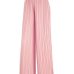 luckymily 2019 New Spring and Autumn Solid Color Womens Pleated Wide Leg Palazzo Pants with Elastic Band of 8 Color Casual Pants