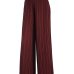 luckymily 2019 New Spring and Autumn Solid Color Womens Pleated Wide Leg Palazzo Pants with Elastic Band of 8 Color Casual Pants