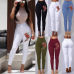 2018 ITFABS Fashion Women High Waist Emboridered Skinny Stretch Pencil Long Slim Casual Leggings Jeans