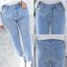 2019 Fashion Ripped Jeans Woman High Waist Boyfriend Jeans For Women Plus Size Blue Black White Denim Mom Jeans Pants Trousers