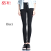 2019 LEIJIJEANS High Waist Jeans button fly Full Length Plus Size black Jeans for Women Stretch Jeans Skinny Pencil women jeans