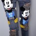 2019 New Autumn Fashion Patch Cartoon Mickey Hole Denim Pants Slim Women Long Trousers Ankle-length Female Pencil Jeans