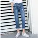 2019 Wash Bleaching Mom Pants Boyfriend Jeans For Women Denim Skinny Jeans Woman High Wais Loose Vintage Large Size Female Jeans