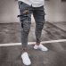 2019 men's jeans pocket Slim Jeans Fashion Hiphop Jeans