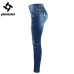 2077 Youaxon Women`s Motorcycle Biker Zip Mid High Waist Stretch Denim Skinny Pants Motor Jeans For Women